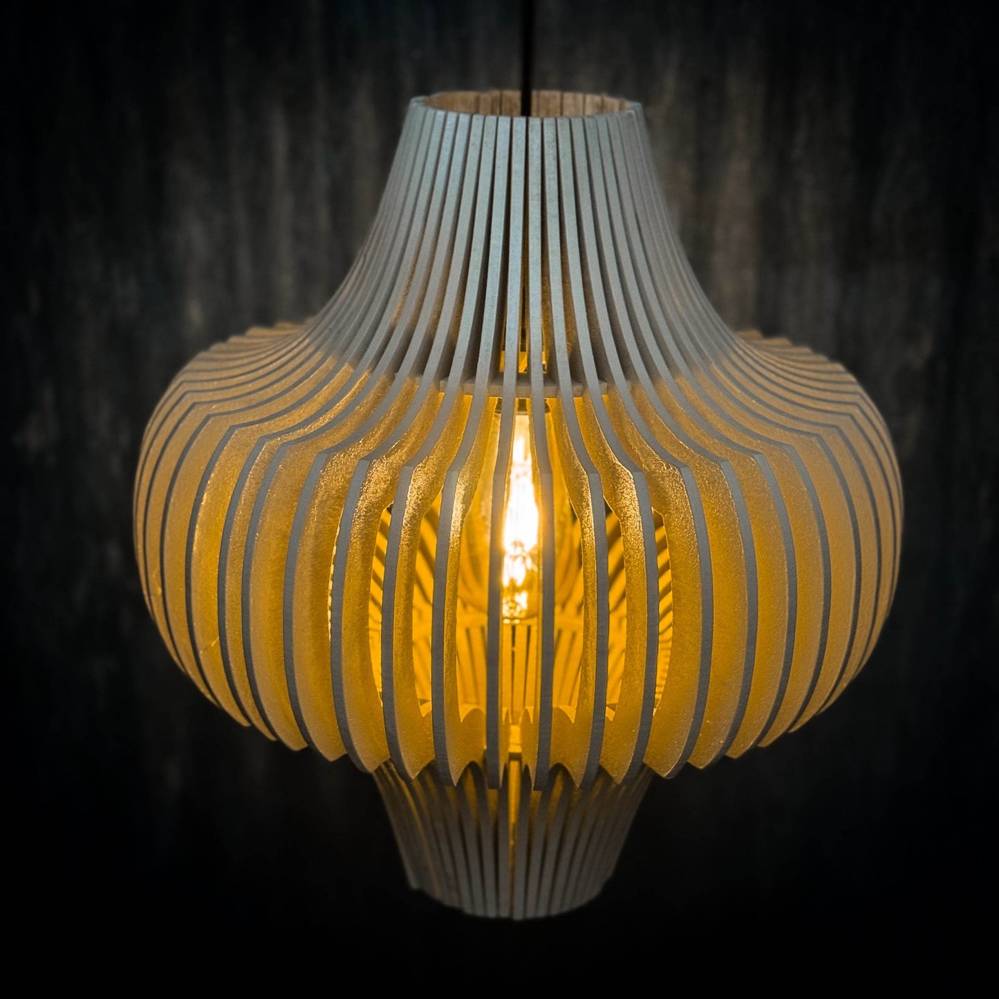 AuraCraft – Hourglass Silhouette Lamp - SERENES SPACE