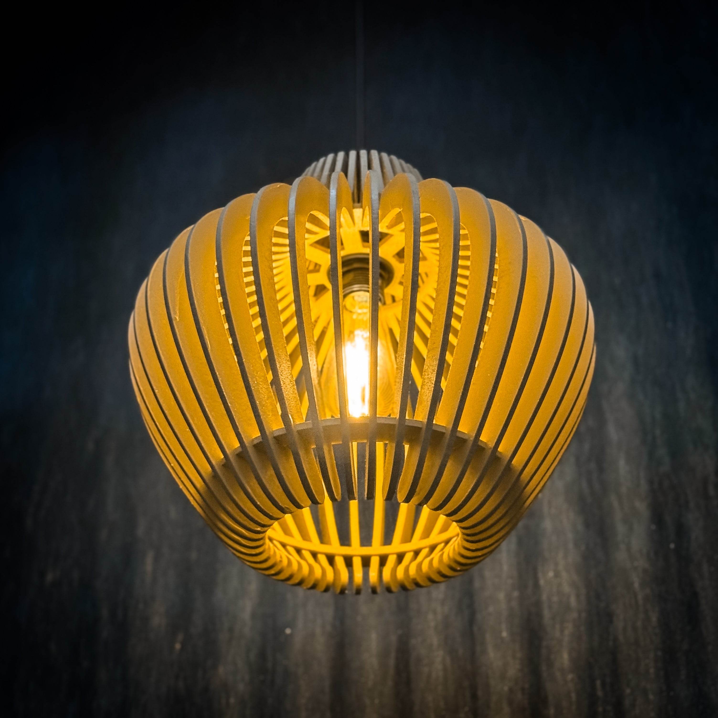 GlowSphere – Bulbous Pendant Light - SERENES SPACE